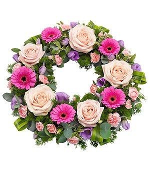 Pink Loose Wreath