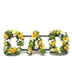 Loose Yellow Funeral Letters
