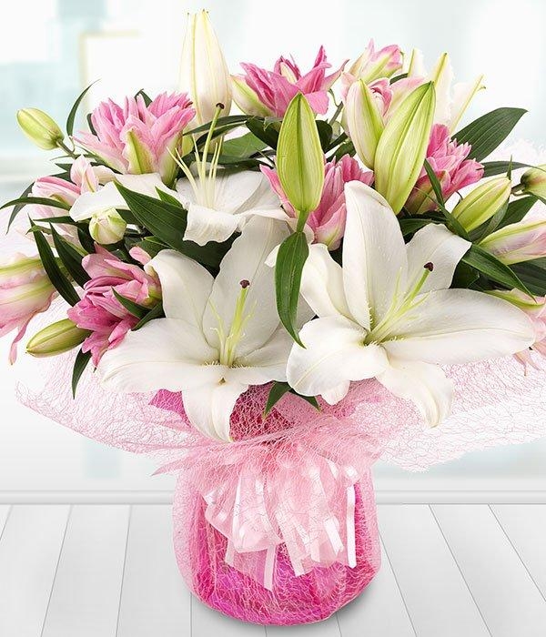 Luxury Lilies Aqua