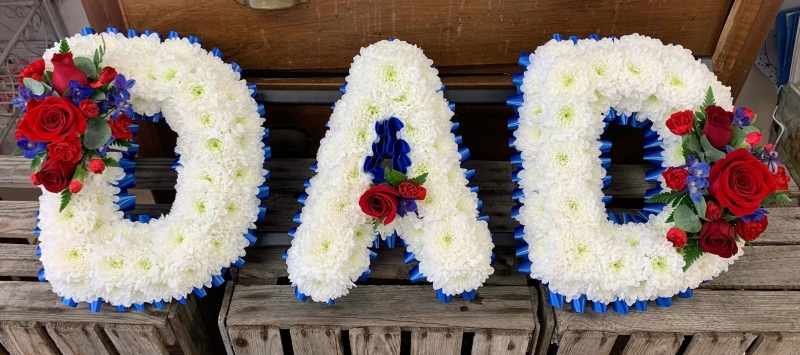 Royal Blue & Red Rose, Funeral Letters