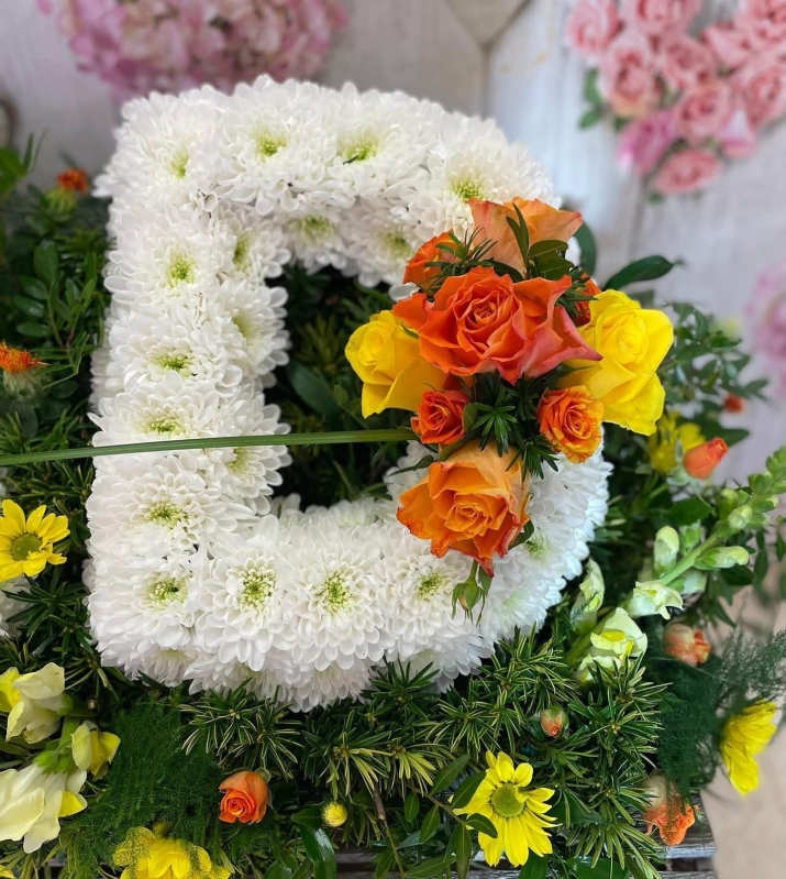 Name In Flowers Letters