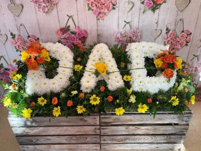 Name In Flowers Letters