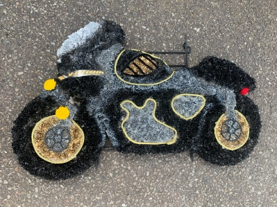 Black Motorbike Tribute