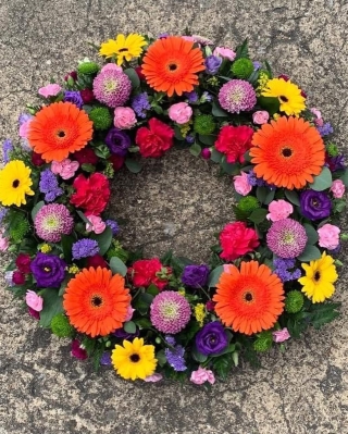 Circle Of Colour Loose Wreath