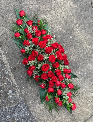 Rose Coffin Spray (other colours available)