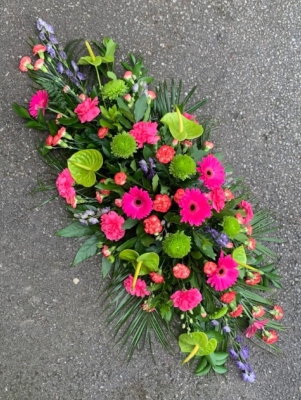 Treasured Memories Coffin Spray
