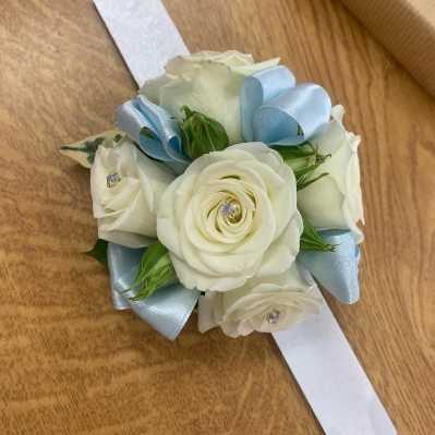 Dazzling Diamantés Wrist Corsage