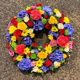 Bright Mix Loose Wreath