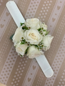 White Wrist Corsage