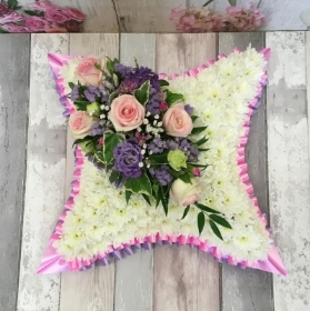 Pink and Lilac Cushion