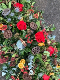 Rustic & Wild Coffin Spray