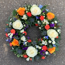 Touch of Colour Loose Wreath