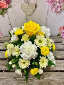 Yellow and White Posy