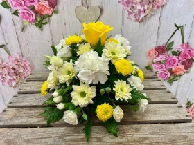 Yellow and White Posy