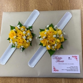Yellow Wrist Corsage
